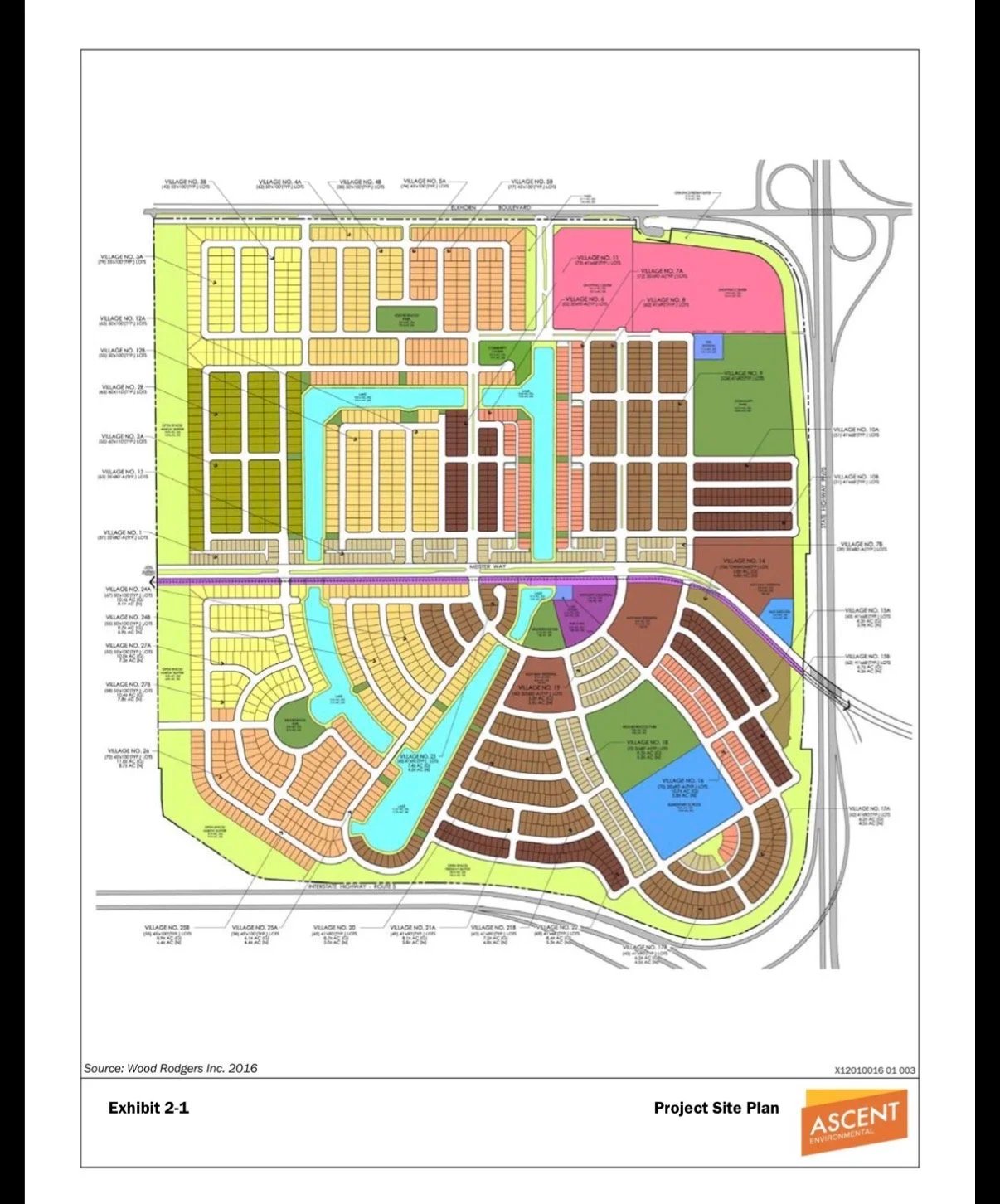 Northlake community site plan map